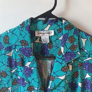Lauren Alexandra Vintage Hong Kong Button Down Shirt 10